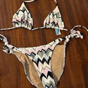Cia Martima Two Piece Bathing Suit - Size Medium - Great Condition - Set